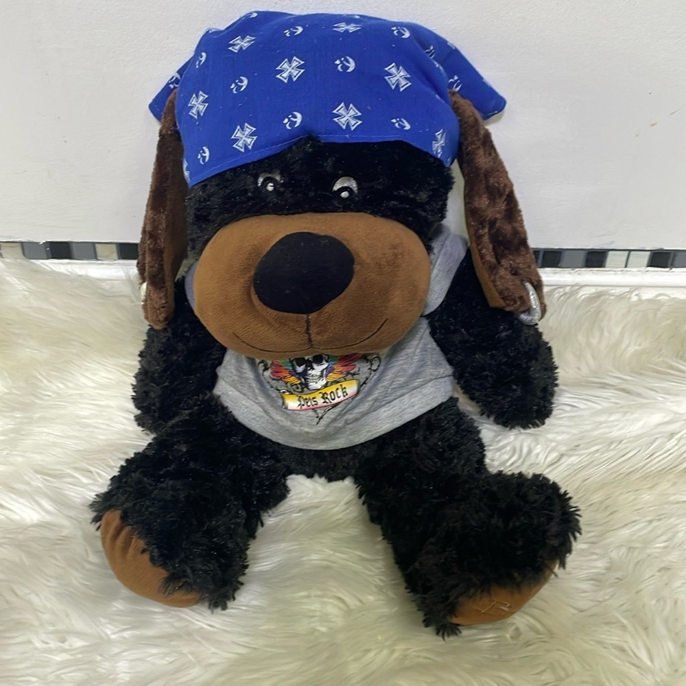 Bret Michaels Pets Rock Luv A Pet 18" stuffed Plush Dog